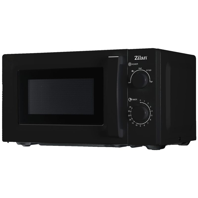 Zilan Mikrovalna pećnica, 600 W, zapremina 20 l,crna - ZLN4674