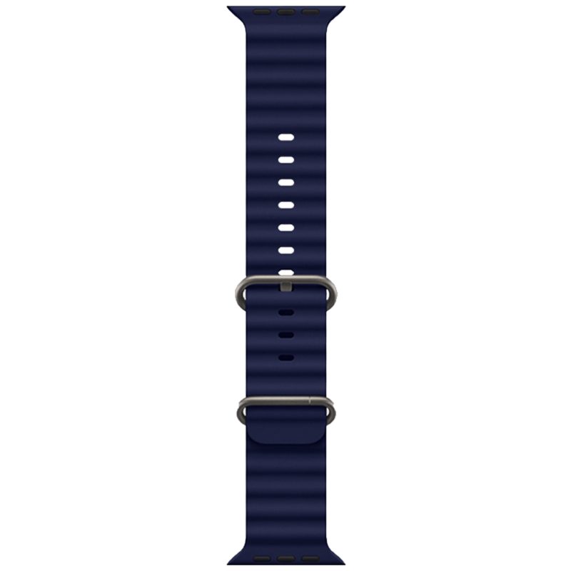 hoco. Silikonski remen za iWatch, 42/44/45/49mm, plava - iWatch WA12 Evening Blue