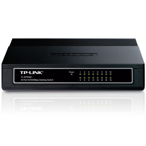 TP-LINK 16-portni switch 200Mbps, 10/100 Mbps, , RJ45 - TL-SF1016D