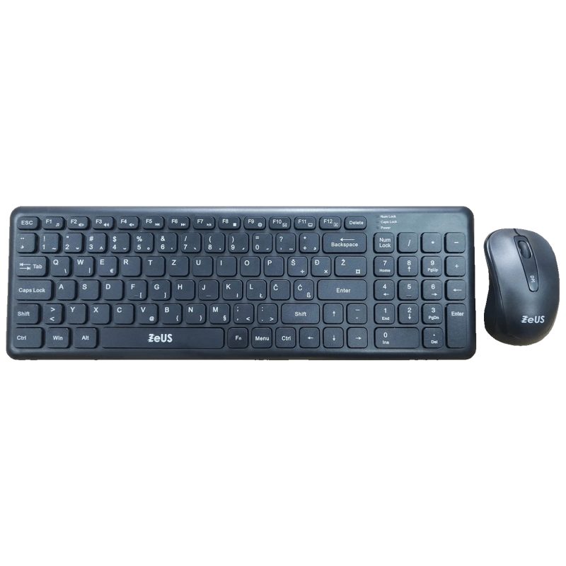 Zeus Tastatura + miš, bežični set - Z300