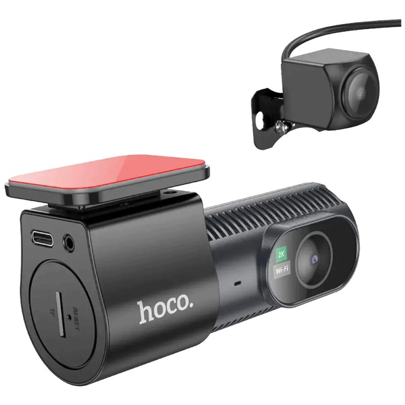 hoco. Auto kamera, 4 Mpxiel, Dual Camera, 2K, microSD - DV8