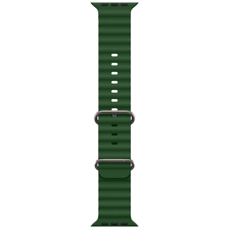 hoco. Silikonski remen za iWatch, 42/44/45/49mm, zelena - iWatch WA12 Alfa