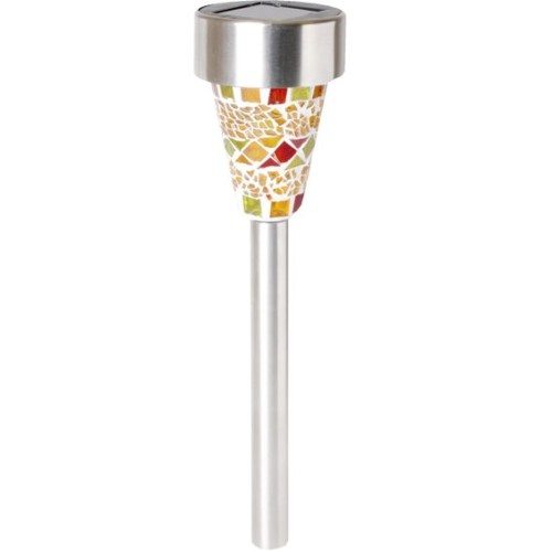 home Solarna vrtna LED lampa, mozaik, staklo / metal, 300 mAh - MX 459/1