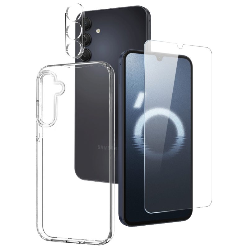 NN-Su Combo Maska za Samsung A16 sa sa zaštitom ekrana i objektiva - TPU Phone Case; Screen Protector