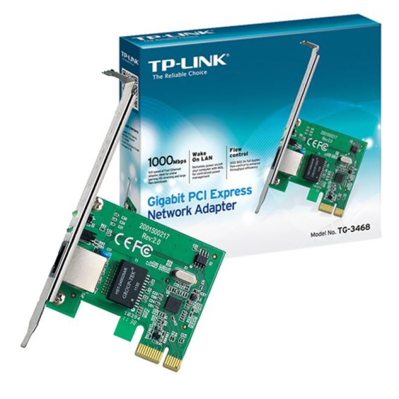 TP-LINK Mrežni adapter PCIe, gigabit 10/100/1000, ugradbeni - TG-3468