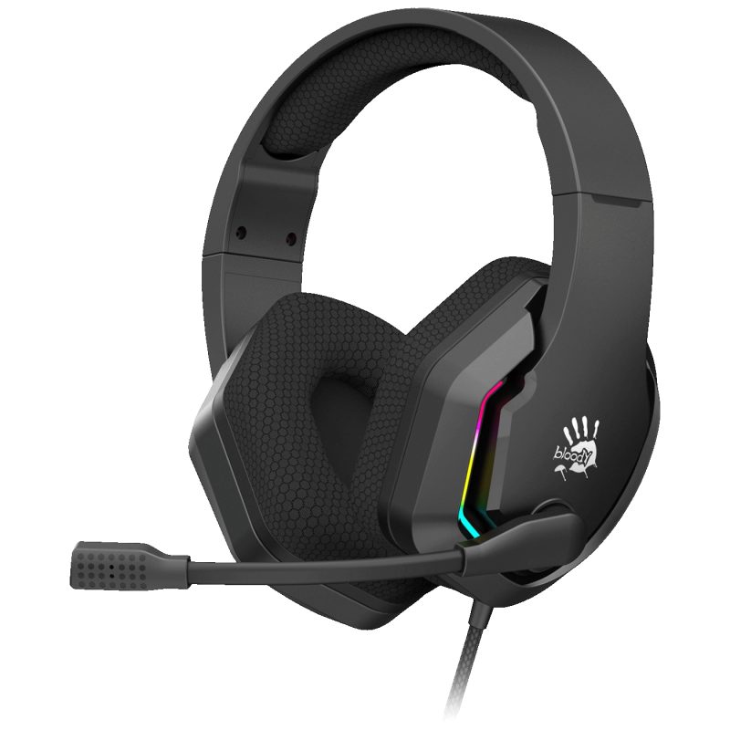 Bloody Slušalice sa mikrofonom, gaming, RGB, 3.5 mm - A4-G260P BLACK