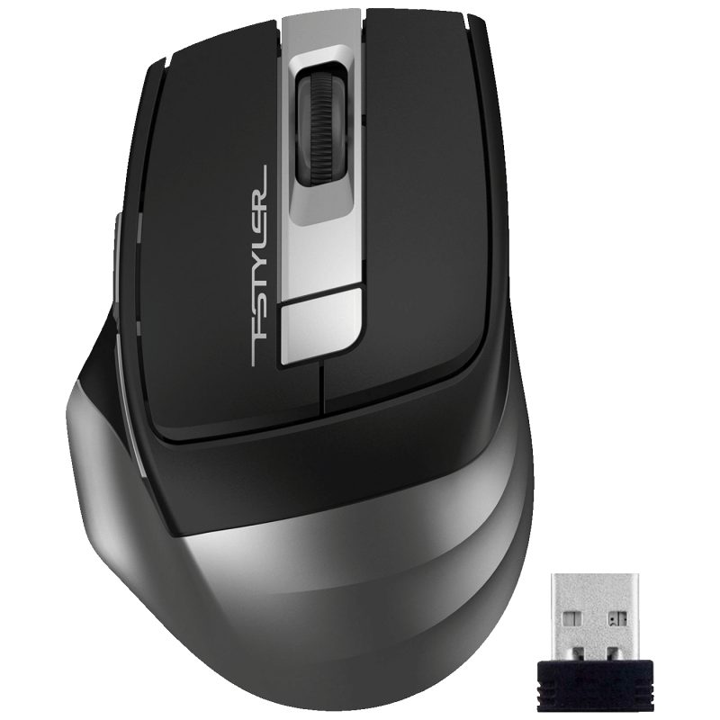 A4Tech Bežični miš, 2000 dpi, USB nano prijemnik - A4-FG35 GREY Fstyler