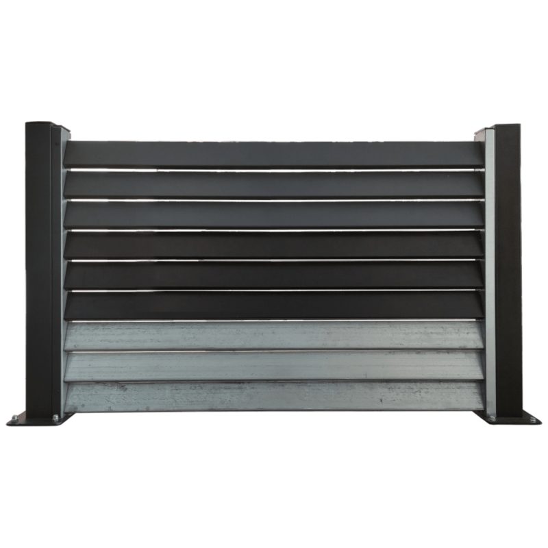 JoilArt Uzorak panelne ograde, žaluzina, cink-crno-antracit - M5084