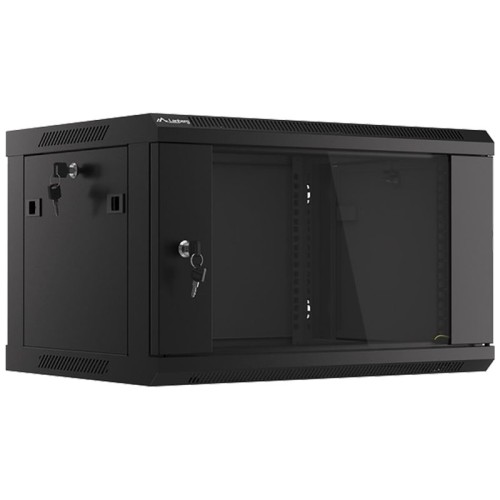 Lanberg Rack Ormar, 600 / 368 / 450 mm - RACK CABINET 6U, 19", Black