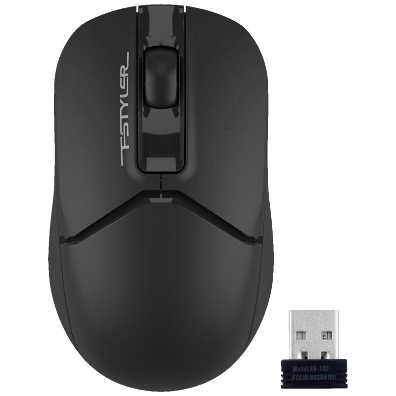 A4Tech Bežični miš, 1200 dpi, USB nano prijemnik - A4-FG12 BLACK Fstyler