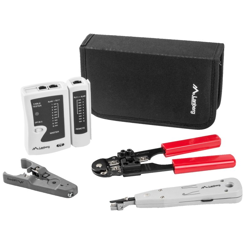 Lanberg Alat za motažu LAN i telefonskih konektora, set - NT-0301