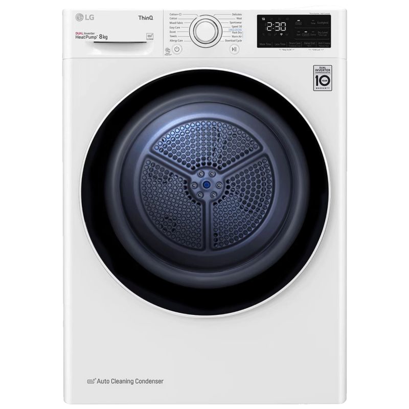 LG Mašina za sušenje veša sa toplotnom pumpom, 8kg, D - RH80V3AV6N
