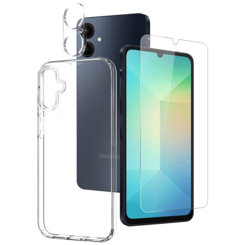 NN-Su Combo Maska za Samsung A06 sa sa zaštitom ekrana i objektiva - A06 TPU Phone Case;Screen Protector
