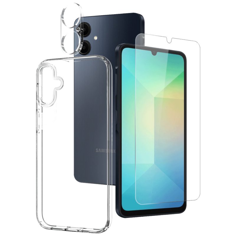 NN-Su Combo Maska za Samsung A06 sa sa zaštitom ekrana i objektiva - A06 TPU Phone Case;Screen Protector
