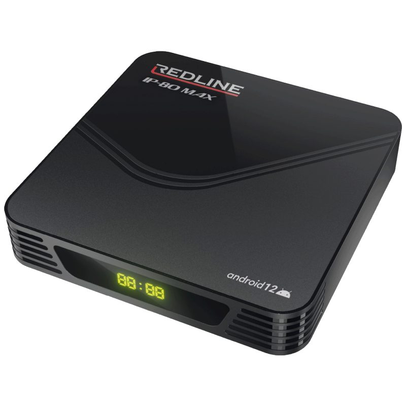 REDLINE Prijemnik IPTV@Android, 4K, 4 / 32 GB, USB, WiFi - IP-80 Max