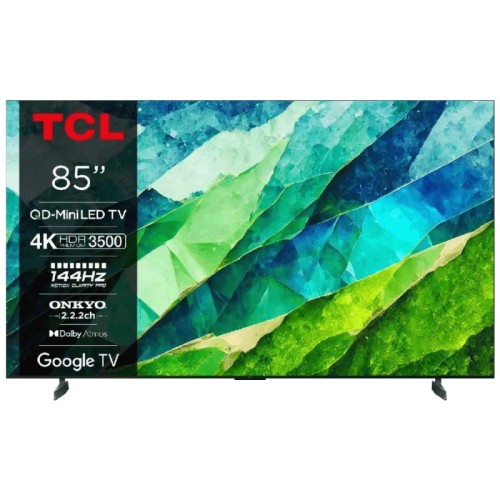 TCL Televizor Smart QD-Mini LED 4K UltraHD 85", Google TV - 85C855