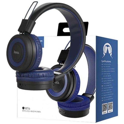hoco. Slušalice bežične / žične, Bluetooth/ 3.5 mm, plava - W16 Cool motion Blue