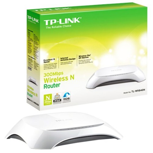 TP-LINK Wireless N Router, 4 porta, 300Mbps, 2.4GHz - TL-WR840N