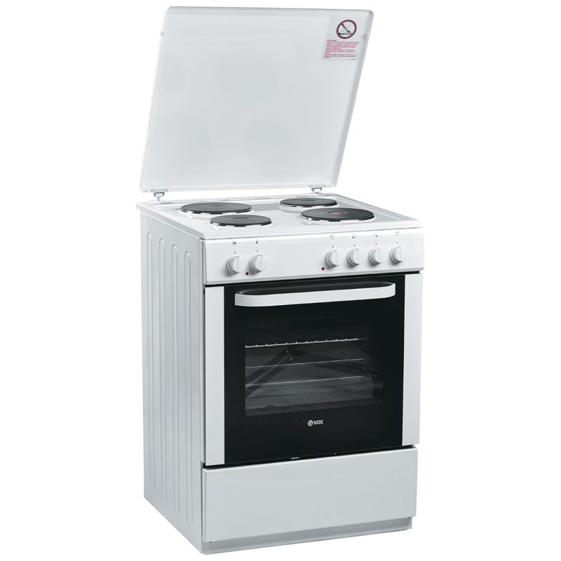 VOX Štednjak, 4 električne ringle, 60 cm, pećnica 72 lit. - EHB 604 XL