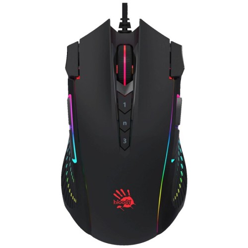 Bloody Miš optički, gaming, 8.000 dpi, RGB, USB - A4-J90S