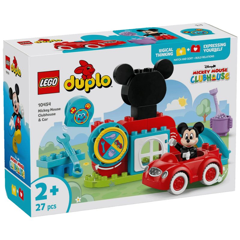 Lego Mickey Mouse klub i auto, LEGO Duplo