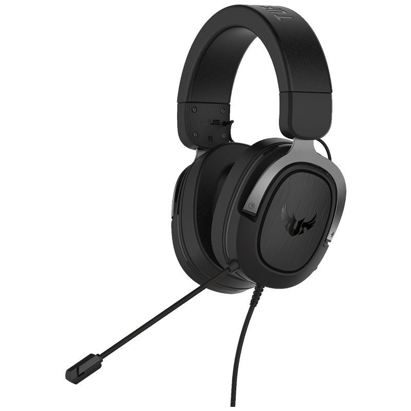 Asus Gaming slušalice sa mikrofonom, 3.5 mm, TUF Gaming H3 - TUF Gaming H3 Gun Metal
