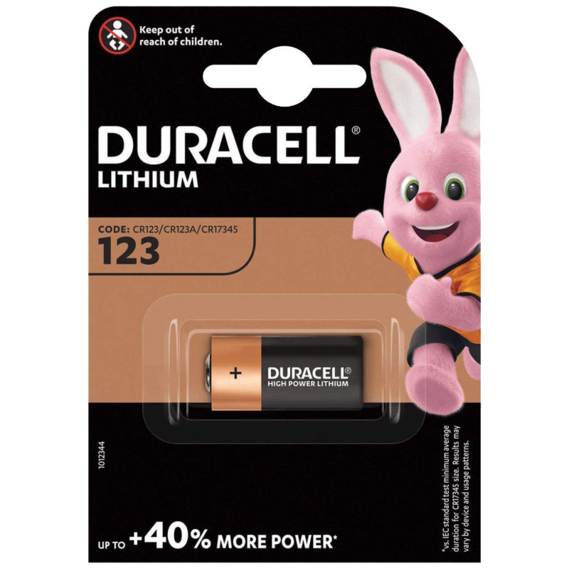 Duracell Baterija litijumska CR123A, 3V, blister 1 kom. - CR123A B1