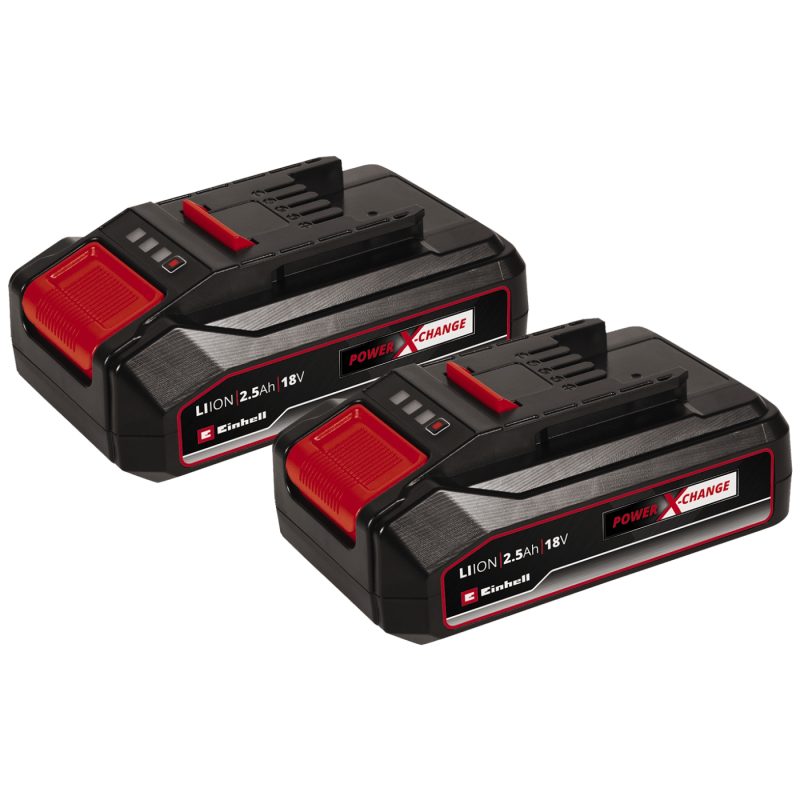 Einhell Baterija, set 2 kom., 18V 2.5 Ah - Power X-Change Twinpack 18V 2,5Ah