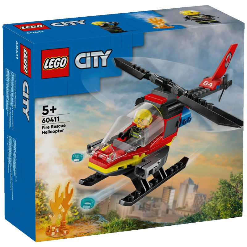 Lego Vatrogasni spasilački helikopter, LEGO City
