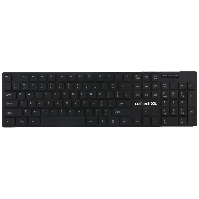 Connect XL Tastatura sa multimedijalnim tipkama, USB, SLIM, crna boja - CXL-K300