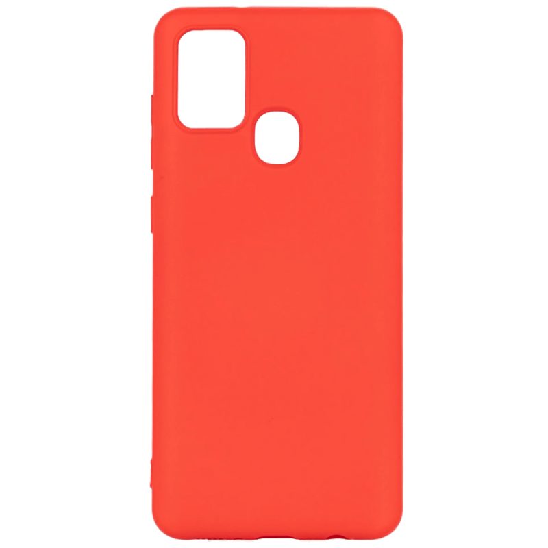 Samsung Maska za mobitel Samsung A21s, crvena - Original Silicone Case A21s
