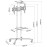 Maclean Stalak za TV prijemnik, 32" - 55", 50 kg - MC-661