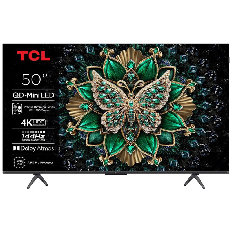 TCL Televizor Smart C6K Premium QD-MiniLED 4K 50", Google TV - 50C6K