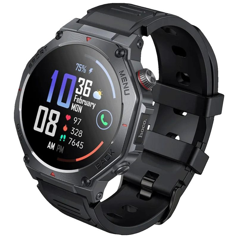 hoco. Pametni sat, 1.43" AMOLED, Bluetooth, GPS, 3ATM - Y37