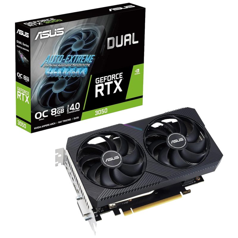 Asus Grafička kartica, RTX3050 V2, 8GB DDR6, 128bit, PCIe4.0 - 90YV0GH6-M0NA00